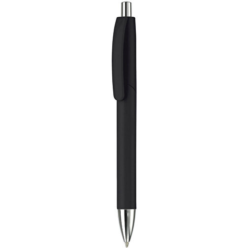 Kugelschreiber Texas Hardcolour , schwarz, ABS & Metall, 14,70cm (Länge), Bild 1