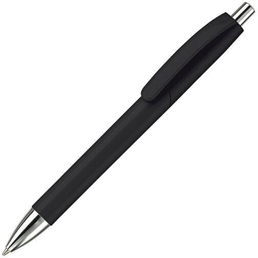 Kugelschreiber Texas Hardcolour , schwarz, ABS & Metall, 14,70cm (Länge), Bild 2
