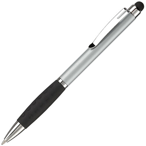 Kugelschreiber Mercurius Mit Touch , silber, ABS & Metall, 13,70cm (Länge), Bild 2