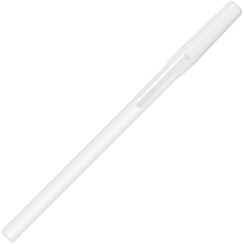 BIC® Round Stic® Kugelschreiber , BiC, weiss, Kunststoff, 1,20cm x 15,00cm (Länge x Breite), Bild 2