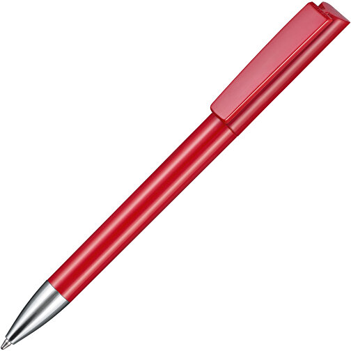 Kugelschreiber GLORY , Ritter-Pen, signalrot, ABS-Kunststoff, Messing, 14,20cm (Länge), Bild 2