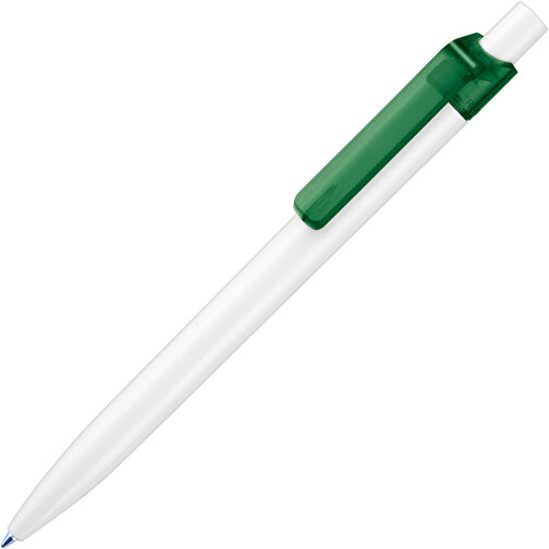 Kugelschreiber Insider ST , Ritter-Pen, limonen-grün/weiss, ABS-Kunststoff, 14,20cm (Länge), Bild 2