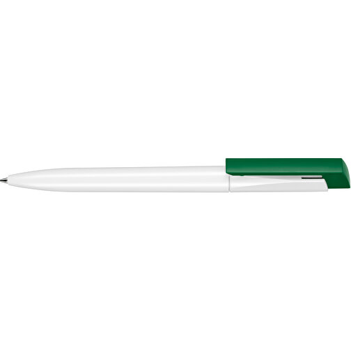 Kugelschreiber FRESH , Ritter-Pen, minz-grün/weiß, ABS-Kunststoff, 14,50cm (Länge), Bild 3