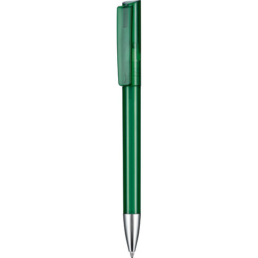 Kugelschreiber GLORY TRANSPARENT , Ritter-Pen, limonen-grün, ABS-Kunststoff, Messing, 14,20cm (Länge), Bild 1