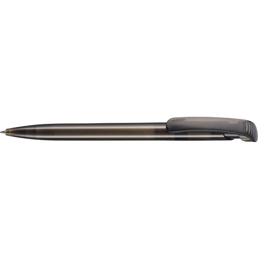 Kugelschreiber CLEAR TRANSPARENT , Ritter-Pen, rauch-grau, ABS-Kunststoff, 14,80cm (Länge), Bild 3