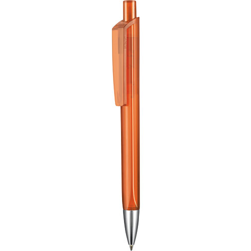 Kugelschreiber TRI-STAR TRANSPARENT , Ritter-Pen, clementine, ABS-Kunststoff, 14,00cm (Länge), Bild 1