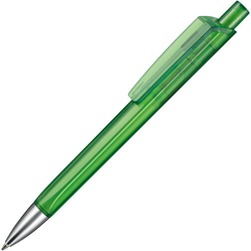 Kugelschreiber TRI-STAR TRANSPARENT , Ritter-Pen, gras-grün, ABS-Kunststoff, 14,00cm (Länge), Bild 2