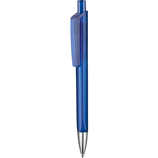 Kugelschreiber TRI-STAR TRANSPARENT , Ritter-Pen, royal-blau, ABS-Kunststoff, 14,00cm (Länge), Bild 1