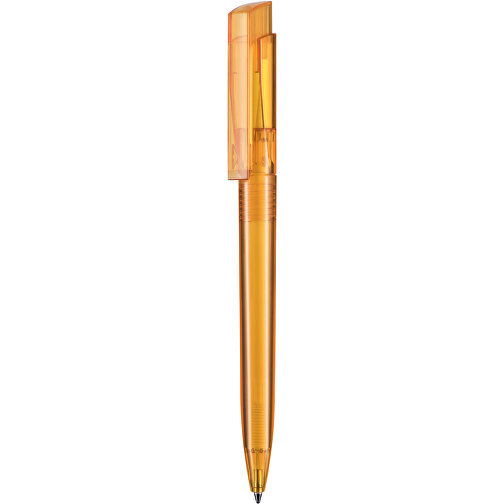 Kugelschreiber FRESH TRANSPARENT , Ritter-Pen, mango-gelb, ABS-Kunststoff, 14,50cm (Länge), Bild 1