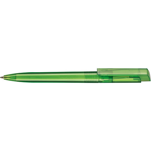 Kugelschreiber FRESH TRANSPARENT , Ritter-Pen, gras-grün, ABS-Kunststoff, 14,50cm (Länge), Bild 3