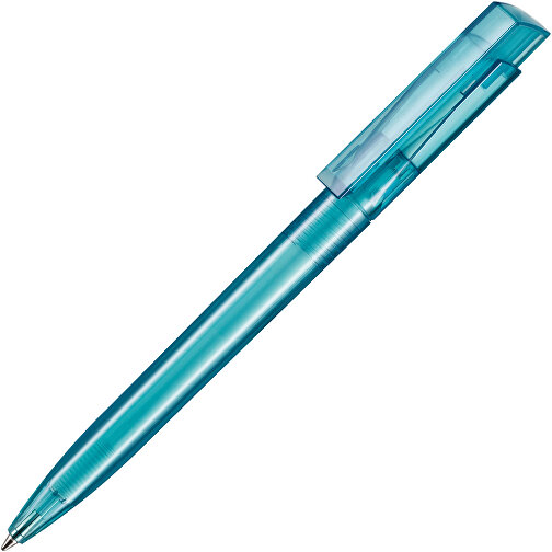 Kugelschreiber FRESH TRANSPARENT , Ritter-Pen, türkis, ABS-Kunststoff, 14,50cm (Länge), Bild 2