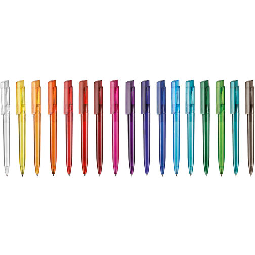 Kugelschreiber FRESH TRANSPARENT , Ritter-Pen, ocean-blau, ABS-Kunststoff, 14,50cm (Länge), Bild 4