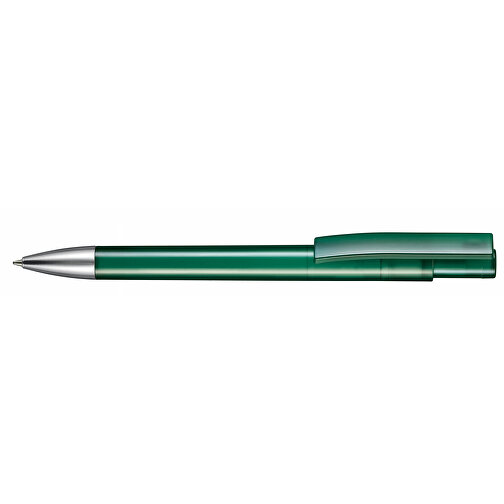 Kugelschreiber STRATOS TRANSPARENT , Ritter-Pen, limonen-grün, ABS-Kunststoff, 14,50cm (Länge), Bild 3