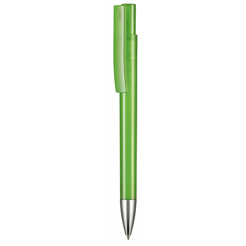 Kugelschreiber STRATOS TRANSPARENT , Ritter-Pen, gras-grün, ABS-Kunststoff, 14,50cm (Länge), Bild 1