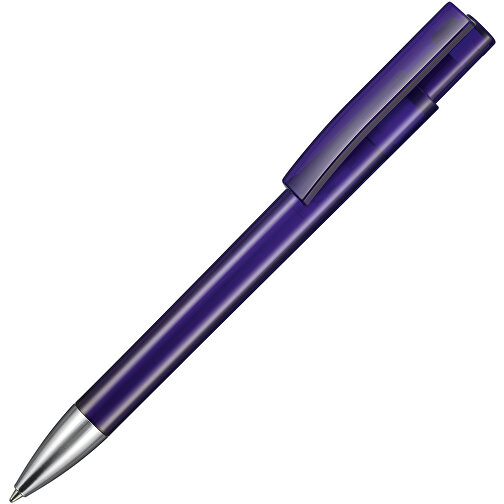 Kugelschreiber STRATOS TRANSPARENT , Ritter-Pen, ocean-blau, ABS-Kunststoff, 14,50cm (Länge), Bild 2