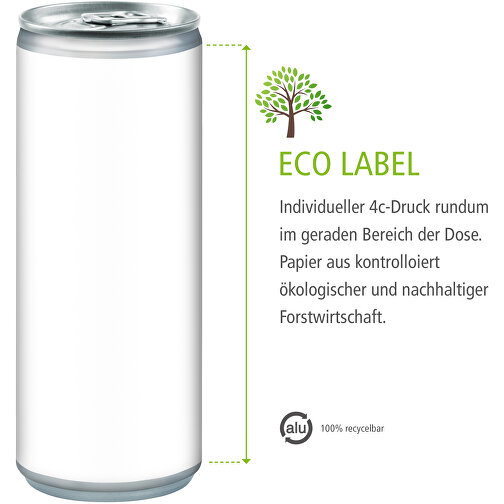 Latte Macchiato, Eco Label , Aluminium, Papier, 5,30cm x 13,50cm x 5,30cm (Länge x Höhe x Breite), Bild 4