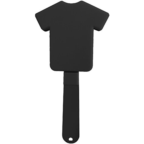Klapper 'Trikot' , schwarz, Kunststoff, 26,50cm x 2,40cm x 13,00cm (Länge x Höhe x Breite), Bild 1