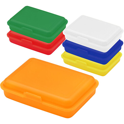 Vorratsdose 'School-Box' Junior , trend-blau PP, Kunststoff, 16,00cm x 4,10cm x 11,70cm (Länge x Höhe x Breite), Bild 2