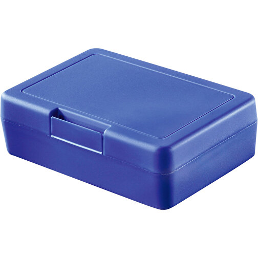 Vorratsdose 'Lunch-Box' , standard-blau PP, Kunststoff, 16,20cm x 5,00cm x 11,30cm (Länge x Höhe x Breite), Bild 1