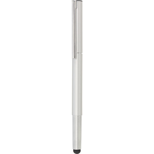 Kugelschreiber ELEGANT TOUCH , silber, Messing, 14,80cm (Länge), Bild 1