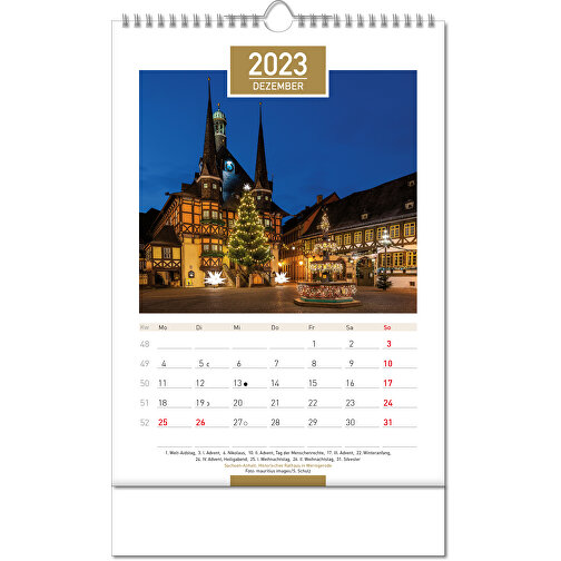 Kalender 'Tyskland' i formatet 24 x 38,5 cm, med Wire-O indbinding, Billede 13