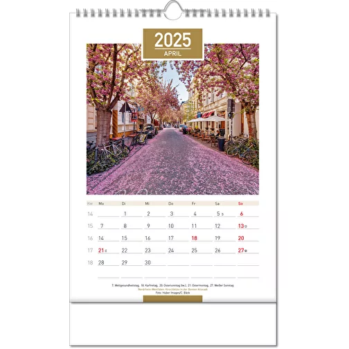 Calendrier 'Allemagne' au format 24 x 38,5 cm, avec reliure Wire-O, Image 5