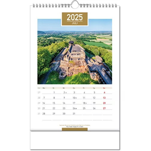 Calendrier 'Allemagne' au format 24 x 38,5 cm, avec reliure Wire-O, Image 8