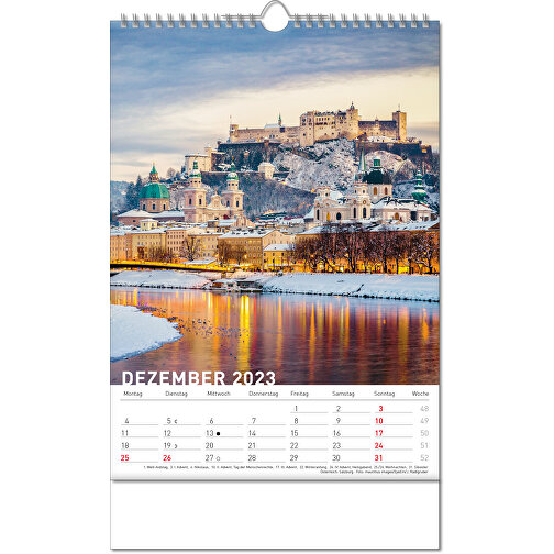 Calendario 'Destinos' en formato 24 x 38,5 cm, con encuadernación Wire-O, Imagen 13