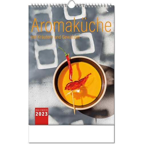Kalender 'Aromaküche' i formatet 24 x 38,5 cm, med Wire-O indbinding, Billede 1