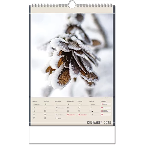 Calendrier 'Découvertes de la nature' au format 24 x 38,5 cm, avec reliure Wire-O, Image 13