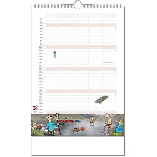 Calendrier 'Family Planner' au format 24 x 38,5 cm, avec reliure Wire-O, Image 9