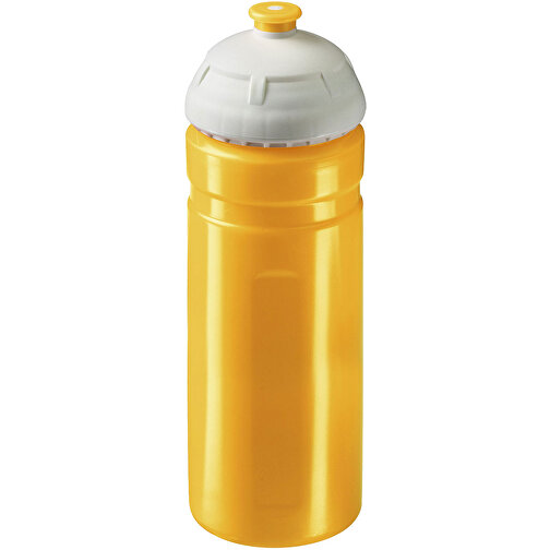 Trinkflasche 'Champion' 0,7 L , standard-gelb, Kunststoff, 21,00cm (Höhe), Bild 1