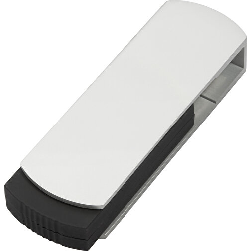 USB-Stick COVER 3.0 16GB , Promo Effects MB , silber / schwarz MB , 16 GB , Kunststoff/Aluminium MB , 10 - 45 MB/s MB , 5,40cm x 0,85cm x 1,70cm (Länge x Höhe x Breite), Bild 1