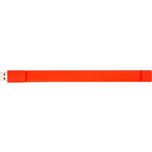 USB-Stick WRIST 2GB , Promo Effects MB , rot MB , 2 GB , Kunststoff MB , 3 - 10 MB/s MB , 20,70cm x 1,80cm (Länge x Breite), Bild 2