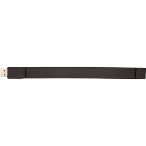 USB-Stick WRIST 4GB , Promo Effects MB , schwarz MB , 4 GB , Kunststoff MB , 3 - 10 MB/s MB , 20,70cm x 1,80cm (Länge x Breite), Bild 2