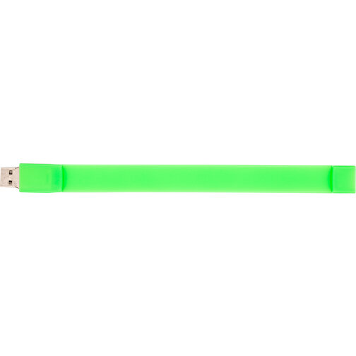 USB-Stick WRIST 4GB , Promo Effects MB , grün MB , 4 GB , Kunststoff MB , 3 - 10 MB/s MB , 20,70cm x 1,80cm (Länge x Breite), Bild 2