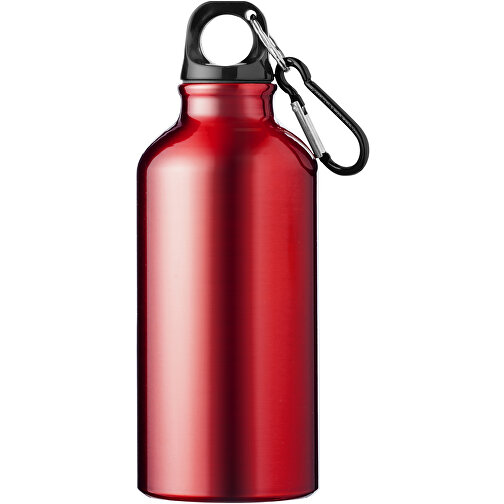 Oregon 400 Ml Aluminium Trinkflasche Mit Karabinerhaken , rot, Aluminium, 17,50cm (Höhe), Bild 2