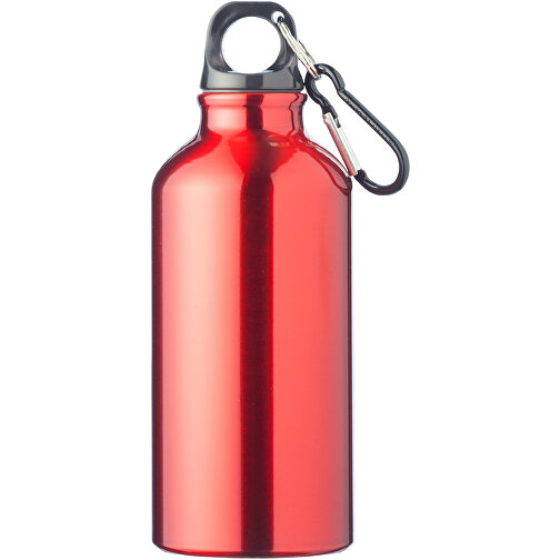 Oregon 400 Ml Aluminium Trinkflasche Mit Karabinerhaken , rot, Aluminium, 17,50cm (Höhe), Bild 6