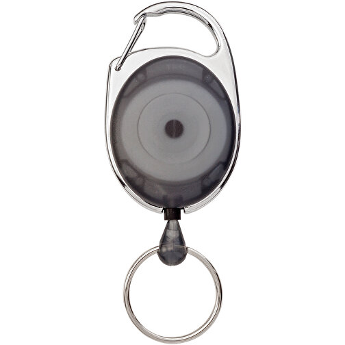 Gerlos Schlüsselkette Mit Rollerclip , schwarz, ABS Kunststoff, 3,50cm x 6,50cm x 1,00cm (Länge x Höhe x Breite), Bild 9