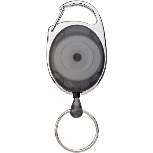 Gerlos Schlüsselkette Mit Rollerclip , schwarz, ABS Kunststoff, 3,50cm x 6,50cm x 1,00cm (Länge x Höhe x Breite), Bild 7