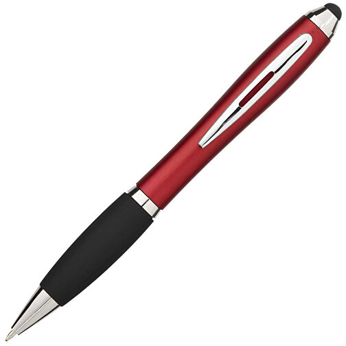 Nash kule- og touchpenn med farget kropp og sort gummigrep, Bilde 2