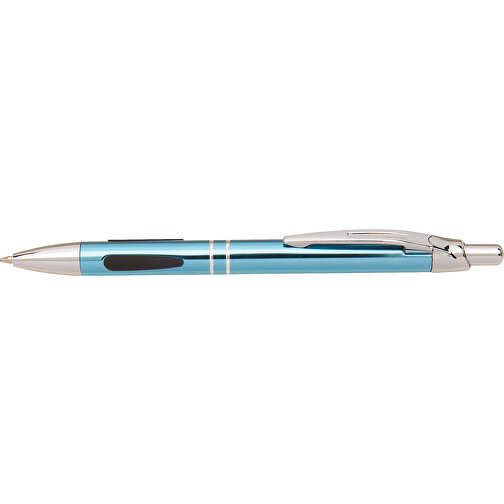 Alu-Druckkugelschreiber LUCERNE , blau, Aluminium, 14,20cm (Länge), Bild 3