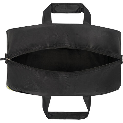 Sporttasche PEP , grün, schwarz, 600D Polyester, 55,00cm x 28,00cm x 32,50cm (Länge x Höhe x Breite), Bild 8