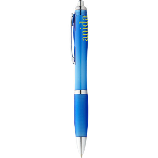 Nash Kugelschreiber Mit Farbigem Schaft Und Griff , aquablau, ABS Kunststoff, 14,00cm (Länge), Bild 5
