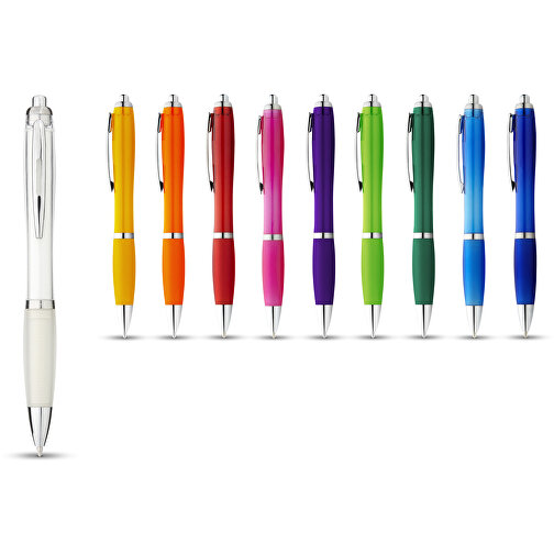 Nash Kugelschreiber Mit Farbigem Schaft Und Griff , aquablau, ABS Kunststoff, 14,00cm (Länge), Bild 6