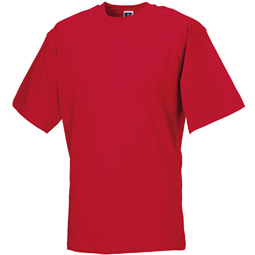 Workwear T-Shirt , Russell, rot, 100% Baumwolle, 4XL, , Bild 1
