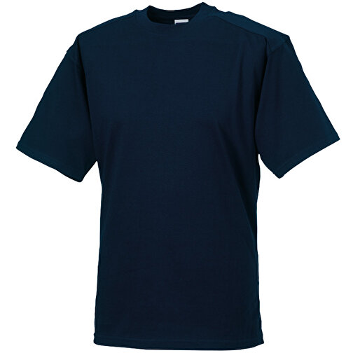 Workwear T-Shirt , Russell, navy blau, 100% Baumwolle, L, , Bild 1