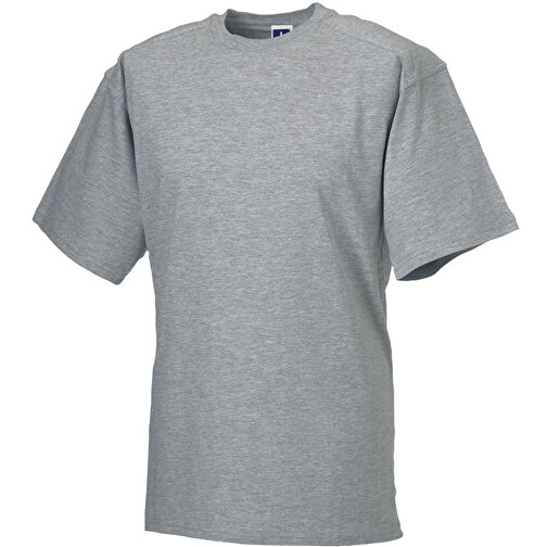 Workwear T-Shirt , Russell, oxfordgrau, 90% Baumwolle, 10% Viskose, S, , Bild 1