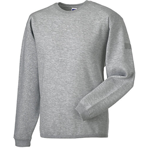 Workwear-Sweatshirt Crew Neck , Russell, oxfordgrau, 80% Baumwolle, 20% Polyester, XL, , Bild 1