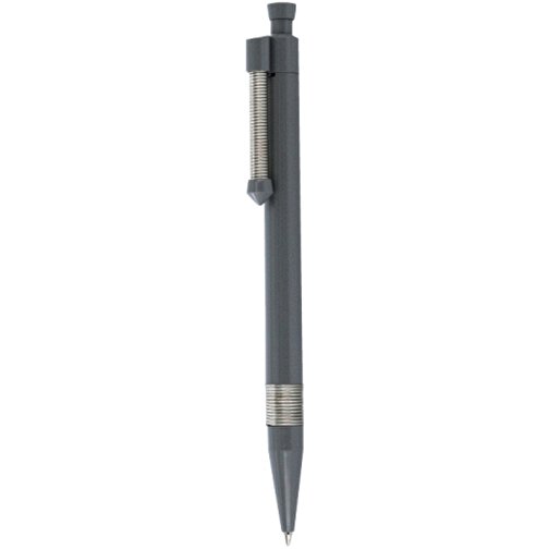 Kugelschreiber Spring SP , Ritter-Pen, steingrau, ABS-Kunststoff, 14,10cm (Länge), Bild 1